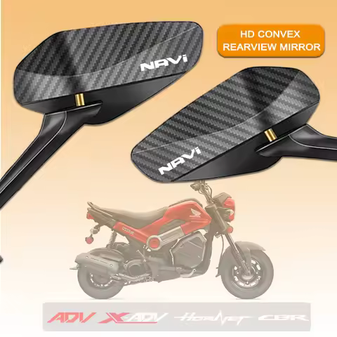 Motorcycle Off-Road Anti-Shake Antiglare Wide-angle Rearview Mirror For HONDA DREAMWING Navi 110 Nav