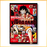 🇰🇷Vivre Card ONE PIECE Visual Dictionary Booster Pack 1-24, Official Korean Version, Japanese Manga, Comic Books