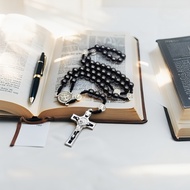 ROSARY ITALY 8 MM (BLISHTIN STONE) CATHOLIC ROSARY/ CATHOLIC ROSARY NECKLACE/ PREMIUM ROSARY/ ROSARY