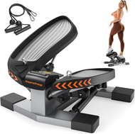 Stair Stepper Exercise Machine Twist Stepper w Resistance Bands 330LB