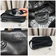 4pccs【Ready Stock】Qatar Airways Diptyque Paris High-Grade Portable Waterproof PU Leather  Business C
