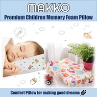 [MAKKO] Premium Children/Kids Memory Foam Contour Pillow