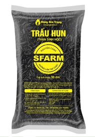 Trấu hun nguyên cánh đóng bao SFARM 20dm3 / 50dm3 !