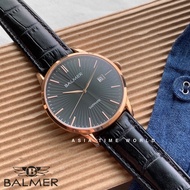 宾马Balmer 8128G Sapphire glass Leather Men Watch 40mm