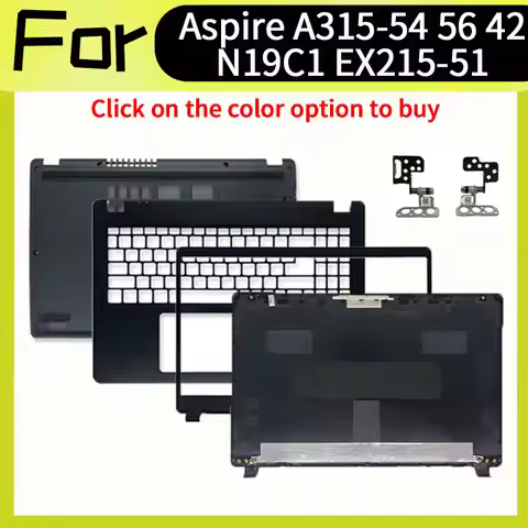 Black Laptop Accessorie For Aspire 3 A315-42 A315-42G A315-54 A315-54K A315-56 N19C1 Replacement Hou
