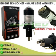 H4 IBRIGHT ZE 0 BLUE LENS DEVIL EYES EXTRA FAN HEADLIGHT