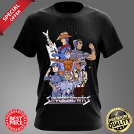 BAJU KARTUN RETRO SILVERHAWKS ROUND NECK T-SHIRT