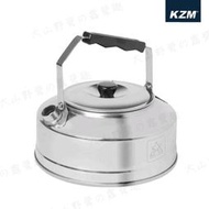 【露營趣】新店桃園 韓國製 KAZMI K21T3K08 超輕量不鏽鋼茶壺0.8L 燒水壺 咖啡壺 茶壺 煮水壺 登山