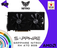 การ์ดจอ SAPPHIRE NITRO+ RX470 8GB *มือสอง* *ไม่มีกล่อง* As the Picture One