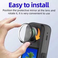 2pcs Camera Lens Protector Film, Suitable For Insta360 X5 X3 X4 Air X4Air, Made Of PC Material, Anti