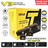 Original Senlo T1 Plus 60 Watts Mini Driving Light - Auxiliary Light Fog Light - ( 6 Months Warranty