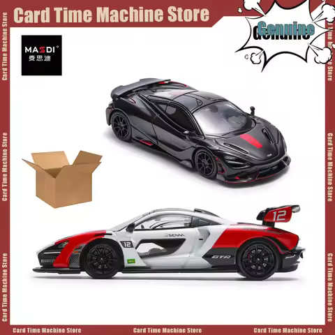 Masdi 1:64 Mclaren Senna GTR12 765LT MCL1110 Car Special Edition Sports Car Alloy Miniature Diecast 