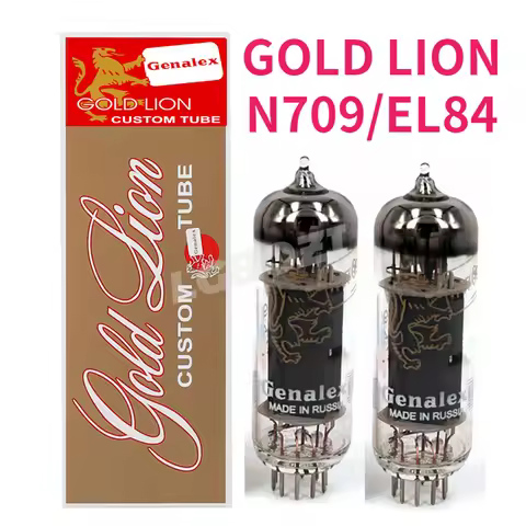 N709/EL84 Vacuum Tube GOLD LION Replacement 6P14 6N14P 6BQ5 7189 Factory Test Match DIY Tube Amplifi