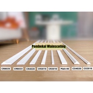 READY STOK 🔥DIY wainscoting/ Wainscoting PVC/ Wainscoting murah/Wainscoting ps/WALL DECO/Modern