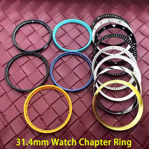 Mod 31.4mm Chapter Ring Fits 6105 6309 Turtle Captain Willard Men Diving Watch Case NH35 NH36 Moveme