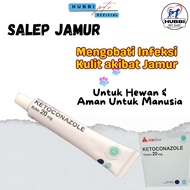 COD (BAYAR DITEMPAT) Obat Jamur Kucing Anjing Salep Jamur kulit Ketoconazole 10gram Aman di jilat