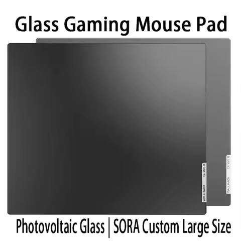 For W-WALLHACK VA005CR005 Tempered Glass Gaming Mouse Pad E-sports Desk Pad FPS Extra Large Size Cus