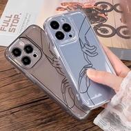 Art Cartoon Case Compatible For iPhone 12 Pro 11Pro Max X XR XS XS MAX 7 8 Plus SE Compatible For iPhone 13 Pro Max 12 14 Pro