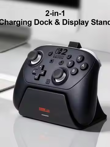 Controller Charging Dock for Switch 2 Pro, Game Controller Bracket Organizer, Display Stand Start St