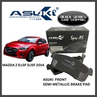 ASUKI Front Brake Pad Mazda 2 DJ3F DJ5F 2014 Spare Part - MF-3170