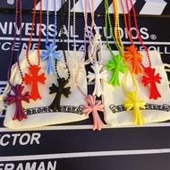 [Top Version] K Luo Xin Cross Color Necklace 20th Anniversary Tokyo Aoyama Limited Men Women Rubber 