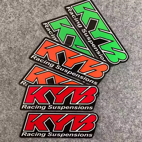Reflective KYB Racing Suspension shock Motorcycle Accessories Decal Sticker For KTM Honda Kawasaki Y