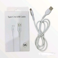 5A charger cable type c fast charging 5A original data cable type c charging cable original cable
