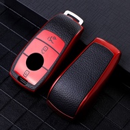 PU+TPU Car Remote Key Cover Case Shell for Mercedes Benz A C E S G GLS CLA Class W213 W177 W205 W222