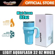 AQUAFLASH (32oz) AQUA FLASK Stellar Vacuum Insulated Mug Mint Green（32oz）Stainless Steel Cup