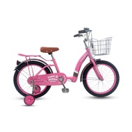 จักรยาน OSAKA รุ่น Baby Rikko ขนาดวงล้อ 18 นิ้วตะกร้าหน้า บังโคลน บังโซ่ ตะแกรงท้าย