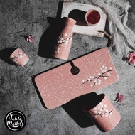 Table Matters - Tokkuri Pink Sake Set Collection - Sake Bottle | Sake Cup | Sake Bottle Warmer | Sak