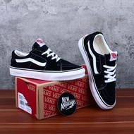 Sepatu Vans SK8 Low Classic Black White Hitam Putih No Pro EVB BNIB