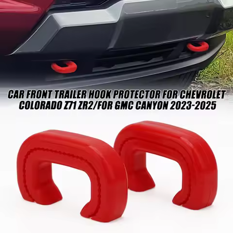 2PCS Trailer Hook Protective Cover For Colorado Z71 ZR2/for GMC Canyon 2023-2025 Front Waterproof To
