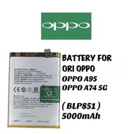 COMPATIBLE BATTERY FOR ORI OPPO A95 / OPPO A74 5G ( BLP851 ) 5000mAh