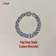 Vòng Tay Cuba Phong Cách Hip Hop Vòng Tay Nam Gió Lạnh Công Nghiệp Nặng Miami Châu Âu & Mỹ