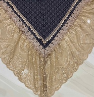 Hijab instan Inez renda mewah cantik by rizwa kerudung wanita muslim