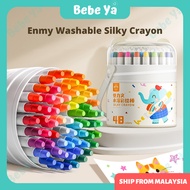 Enmy 48 Colour Crayon For Kids- Washable Non Toxic Colouring Painting Oil Pastel Drawing Art Krayon 