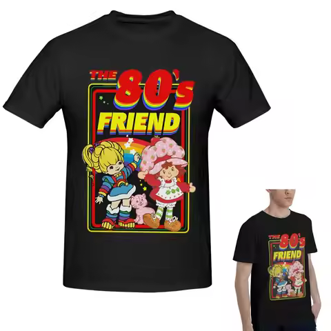 100% Cotton Rainbow Brite - The 80s Friend For Christmas T-Shirt Men's Fashion Oversized T Shirt Men