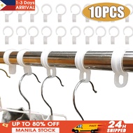 10Pcs Windproof Hook for Clothes Hanger Rod Laundry Clothes Hanger Buckle Hook Clip Organizer Hooks