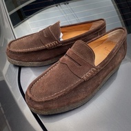 Josepht 1117 Penny Loafer Suede darkbrown Size 41 EU Condition 8:SKU-78088