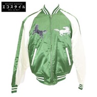 星姬 x JRA（日本賽馬協會）限量版（500件）白馬、黑馬和富士山刺繡橫須賀夾克紀念品 F