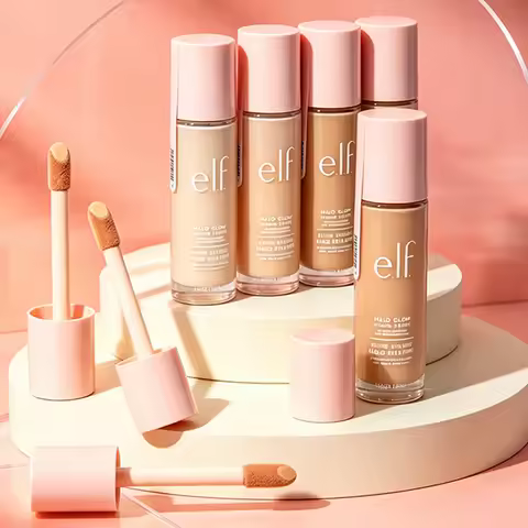 ELF Hydration and Moisturizing Fruit Lipstick Natural Gloss Liquid Foundation Refreshing Non Sticky 
