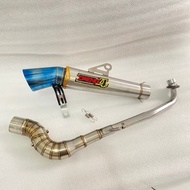 daeng sai4 pipe NLK Exzos ex5 lagenda sym srl dash exhaust wave xrm raider rs150 y15 y16 ZR Apido