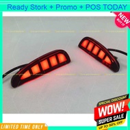 Proton X70 Rear Running Light bar Tail Trunk Signal Brake Reflective Bumper Reflector Daylight Lamp 