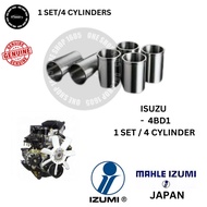 JAPAN ISUZU 4BD1 MAHLE IZUMI & IZUMI TW  CYLINDER LINER SET (4PCS)