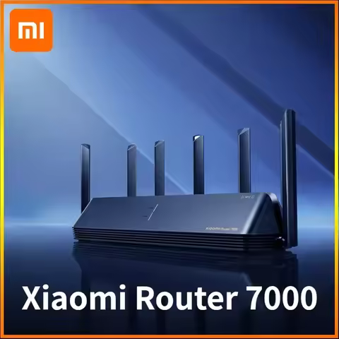 Xiaomi BE7000 Tri-Band WiFi1GB Mesh USB 3.0 Repeater 4 x 2.5G Ethernet Ports PPPoE VPN IPTV Modem Si