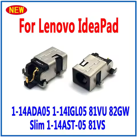1PCS Laptop DC Power Jack Charging Connector Port For For Lenovo IdeaPad 1-14ADA05 1-14IGL05 81VU 82