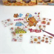 [Atti Lionte] Cartoon Sticker Handbook Pendant Box 96 Sheets Kapilabu