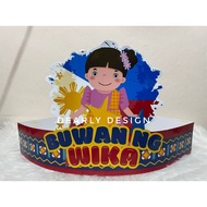 Buwan ng Wika Headdress – to Wear | Filipino Costume Accessory