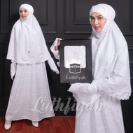 Gamis Putih Set Jilbab Gamis Putih Untuk Umroh Gamis Putih Syari